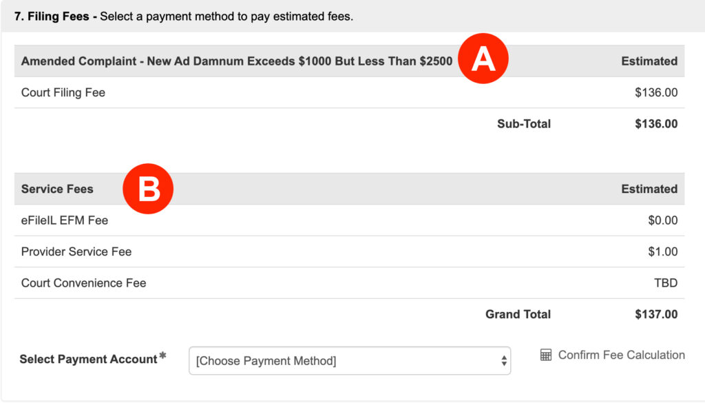 Illinois Court E Filing Fees on Credit Card Statements and Green Filing Service Fees Illinois Court E Filing Fees on Credit Card Statements and Green Filing Service Fees