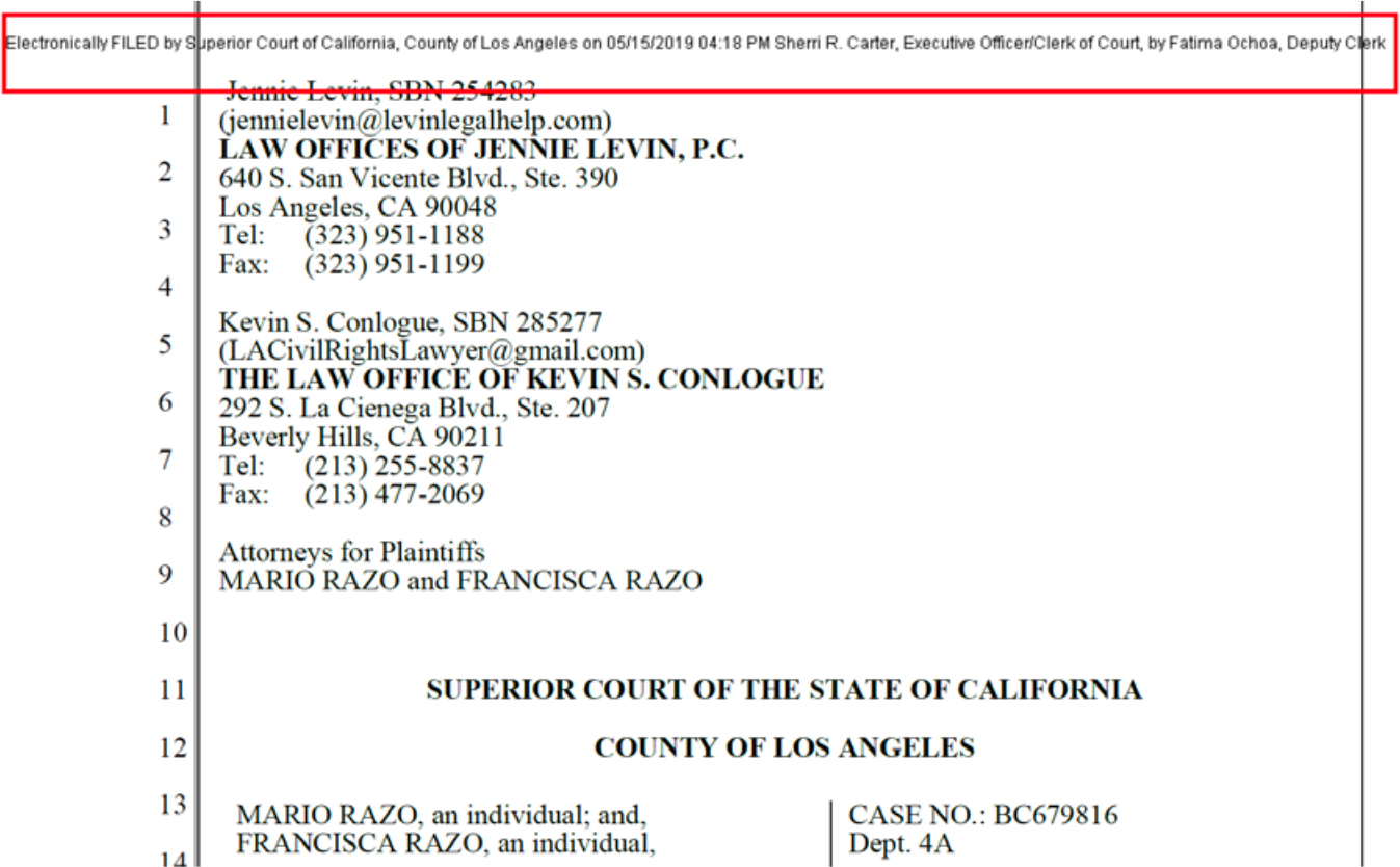 Los Angeles County Superior Court Civil E Filing FAQs E Filing Help