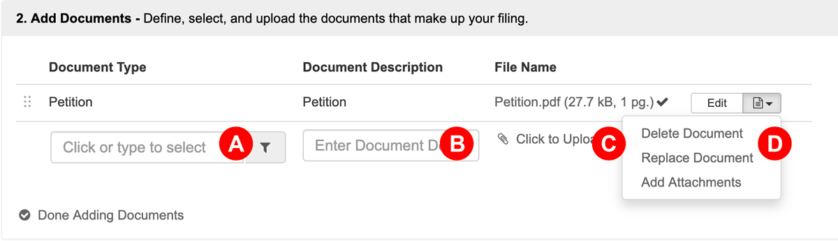 Add Documents