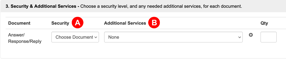 Security & Additional Services